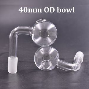 Cheapes Glass Oil Burner Pipe Smoking Pipes 10mm 14mm 18mm Male for Rig Water Bubbler Bong Adapter Tobacco Nail Bent Shape Design Banger Nails