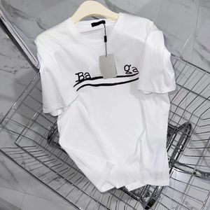 Mens T-shirts Summer Fashion Mens Womens Designers T Shirts Long Sleeve Tops Luxurys Letter Cotton Tshirts Clothing Polos Short Sleeve High Quality Clothes 022