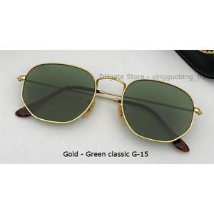 A112 Unglass Square Marka Tasarımcısı Düz ​​altıgen güneş gözlükleri sürüş UV400 Gafas Oculos de Sol Feminino Cam lensli 54mm Büyük Boyut