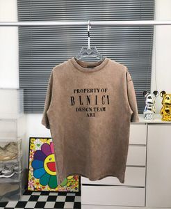 Amerikanisches Retro-Senior-Sinn-Graffiti dreidimensionales Kurzarm-T-Shirt für Männer und Frauen Sommerflut-Markenpaar Halbarmoberteil