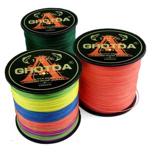 Acessórios de pesca GHOTDA 8/4 fios de 100m de alta qualidade linha de pesca pe -fishing line weave weave fishing peca tackle peixe linha de peixe p230325