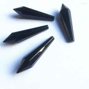 Chandelier Crystal 25pcs 53mm Nice Black K9 U-drop Icicle Part (Free Rings) Prism For Table Lamp Pendants