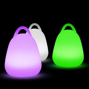 Luci notturne da esterno da tavolo a led ricaricabile Lampada da giardino Lanterna decorazione luci paesaggio centrale elettrica portatile lampada bagliore per decorazioni per la casa P230325