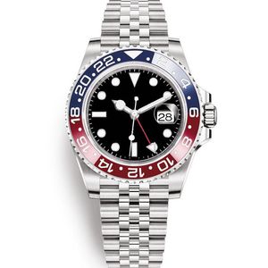 TEMPO MUNDO TEMPO PARA MAN GMT BATMAN MECÂNICO AUTOMÁTICO DE 40MM ARIZLEMENT AZELO AZUL BLAT BLATE CERAMIC SAPPHIRE CEGA CUMA CUSHELE