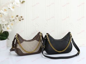 Crescent Bags Versatile Fashion Chain Carrying Bag Crossbody Bag Designer Black And Brown Croissant Luxury Subaxillary Package