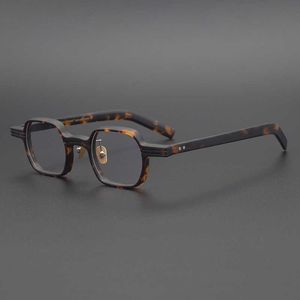 豪華なデザイナーNew Men's and Women's Sunglasses 20％off off off off Spectacle Japanay Handmade Fashion近視眼鏡フレーム付き中国共和国広場プレート