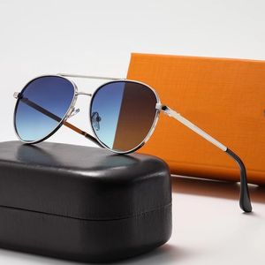 L29635 Piece Fashion Sunglasses Glasses Sunglasses Designer Men's Ladies Brown Case Black Metal Frame Dark Lens