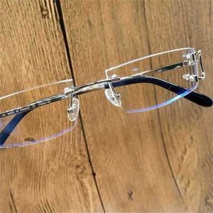 Luxury designerskie męskie okulary przeciwsłoneczne metalowe okulary optyczne rama mężczyzna okulary kobiety okularowe vintage przezroczyste przezroczyste okulary receptykajia