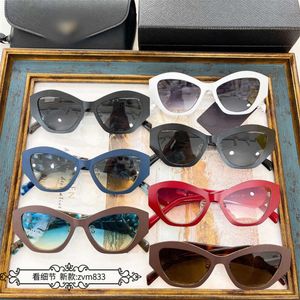 Nuovi occhiali da sole da uomo e da donna firmati di lusso Sconto del 20% Occhio di gatto personalizzato in metallo alla moda rosso netto