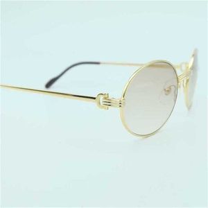 高級デザイナーの新しい男性と女性のサングラス30％オフレトロメンズブランドの眼鏡フレーム眼球ガラス充填処方ヴィンテージアイウェア