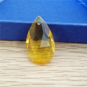 Chandelier Crystal Wholesale Price 10pcs/Lot 38mm Topaz Pendant For Parts Lighting Prism Hanging Drops