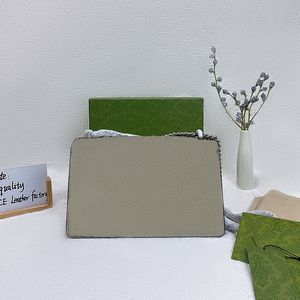 Bolsa de ombro única de qualidade original 28 cm de luxo feminino saco de cadeia G400249 Moda Crossbody Bag With Box