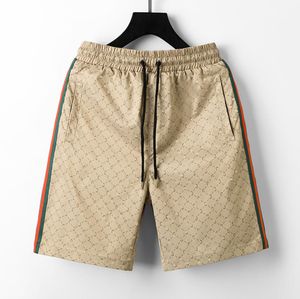 Herren-Strandshorts, Designer-Sommer-Damen-Männer, voller Buchstaben, bedruckt, elegante Badeshorts, lässig, Sport, Fitnessstudio, schnell trocknend, Strandhose, Outfit, Khaki