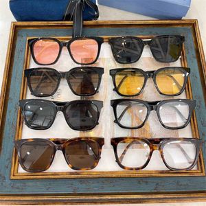 Luxury Designer Fashion Sunglasses 20% Off Family G's board big frame wind ins fashion net red same style plain face sunscreen GG100