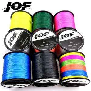 Balıkçılık Aksesuarları Jof PE Hat 10 12 18 28 35 40 50 60 80 100 120lb Hat Balıkçılık 300m Örgülü 4 Strands PE Tel Multifilament Güçlü Tuzlu Su P230325