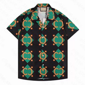 2023LUXURYS Designers Men's Dress Camisetas Moda Trend Casual Casual Camisa de Manga Longa Cor Solid Summer Stand Stand Collar M-3xl#17