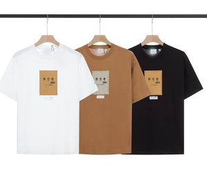 Camiseta de mangas curtas Versão coreana de verão masculino de tendência nova seda de gelo Feel