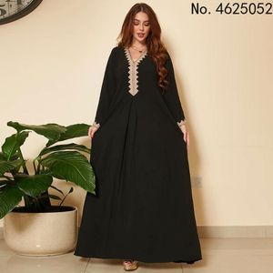Ethnic Clothing Ramadan Eid Abaya Dubai Turkey Muslim Long Dress Islam Abayas For Women Plus Size Vestidos Robe Djellaba Femme MusulmanEthni