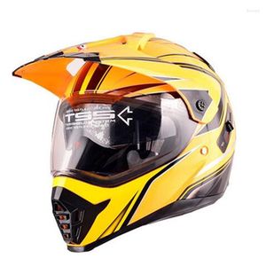 Motorcykelhjälmar Dot godkänd full ansikte hjälm racing dubbel motocross off road casco de moto capacete