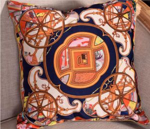 2023 New Brand Design Dorse Dorse Silk Throw Throw Pillow Fashion Высококачественное кресло для подушки для подушки для дома модная подушка мод