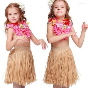 Dekorative Blumen 2023Hawaiian Stroh Rock Künstliche Pflanze Diy Nähen Bühne Hochzeit Kleid Band Handgemachte Vorhang Tisch Kleidung