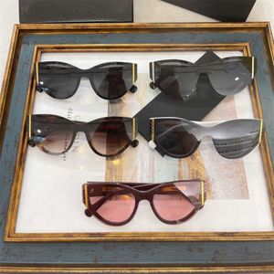 10% OFF Luxury Designer New Men's and Women's Sunglasses 20% Off cat's eye plate fashion trend net red same ins tide