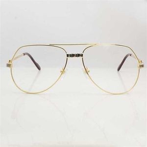 40 % RABATT auf neue Luxus-Designer-Sonnenbrillen für Herren und Damen 20 % RABATT auf klare Brillenfassungen für Herren transparente randlose Metallbrillen Espejuelos MujerKajia