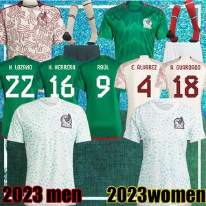 2023メキシコの女性アウェイサッカージャージh