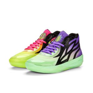 Mens Lamelo Ball 2 Basketball Shoes MB.02 Rick Pink and Purple Morty Slime Roty Jade Phenom Red Black Gold Elektro Sneakers Tennis Tennis