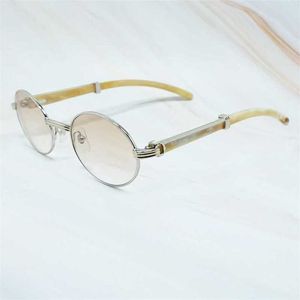 20% zniżki na luksusowy projektant Nowe okulary przeciwsłoneczne dla mężczyzn i damskich 20% zniżki na mody mężczyzn Women Hurtowe okulary pełne obręczy metalowe odcienie Buffalo Horn Drewniane okulary