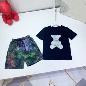 T-shirt Bambini per bambini Shorts Shorts Abbigliamento casual per bambini Traccettaci per bambini ragazzi Cartoon 2 pezzi/set