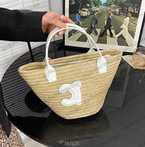 Torba designerska Summer Damna moda tkana torba warzywna Arc de Beach Bag słomka torebka luksusowa torebka torebki na ramię dhgate stylisheendib 867