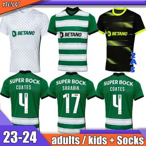 Coates 23 24 koszulki piłkarskie Lisboa Sporting CP Lisbon Special Jovane Sarabia Vietto 21 22 Sporting Clube de Football Shirt Men Kit MAILLOT MAILLOTS DE FALTAL