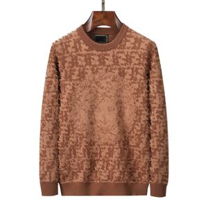 New Europe Designer Sweaters Retro Classic Luxury Sweatshirt Men Arm Brev Broderi Rund hals Bekväm högkvalitativ tröjor