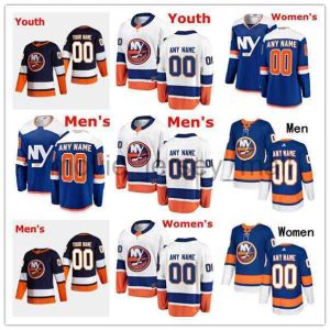 CUSTOM Herren Hockey Trikots Islanders 30 Ilya Sorokin 40 Semyon Varlamov 32 Ross Johnston 25 Sebastian Aho 6 Ryan Pulock 27 Anders Lee 2 Robi