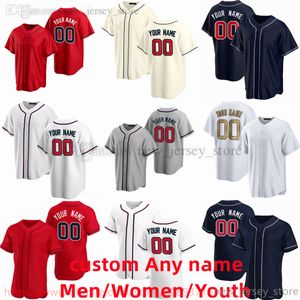 Custom S-6XL Movie College Baseball indossa maglie cucite 7 DansbySwanson 13 RonaldAcunaJr. 27 AustinRiley 1 OzzieAlbies 28 MattOlson Hong Maglia da trasferta