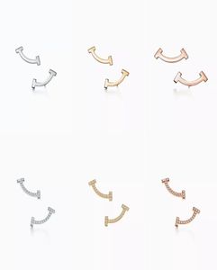 O orecchini a perno del design per design mirano orecchini 925 sterlling in argento 18k gioielli placcati in oro classico classico marchio di lusso Valenti8468970