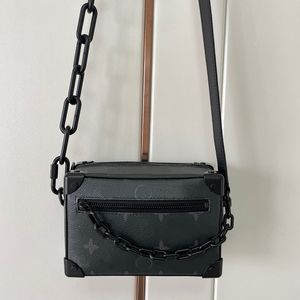 Torba projektantów M44480 UNISEX Box Crossbody Bag Vintage Drukuj torba na ramię UNISEX Classic Fashion Tote Bag