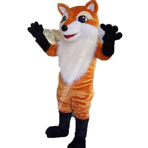 Hot Sales Fox Mascot Costume Top Cartoon Anime Tema Personagem Carnaval Unissex Adultos Tamanho da festa de aniversário de Natal Festa de roupa ao ar livre