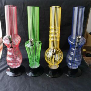 Hookahs Acrylic chimney sticks Wholesale Glass bongs Oil Burner Glass Pipes Water Pipes Oil Rigs