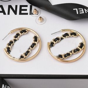 Luxury Brand Designer Dangle Earrings Big Hoop Earrings Ring Round Female Ear Rings Large Circle Earring Huggies Personality Fashion Jewelry Gifts