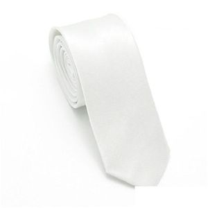 Сублимация Blanks Blank Tie для мужчин сплошные белые полиэфир