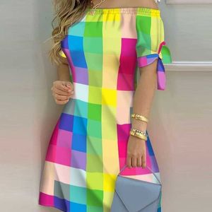 Plus Size 3xl Women clothing multicolor Casual Dresses Fashion Sexy Printed Dress