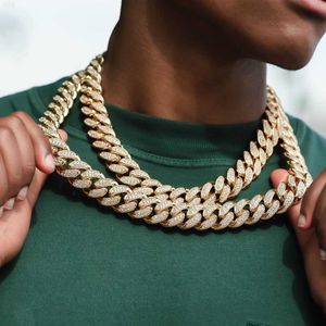 Ювелирные украшения хип -хоп мужчины хрустальное стерлинское серебряное ожерель