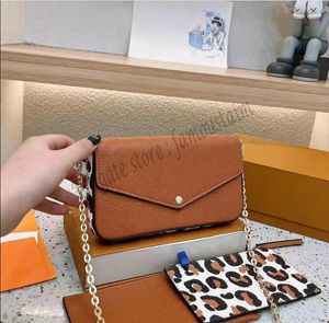 2023Fashion Designer Woman Bag Women Shoulder Bag Handbag Purse Box Original Leather Genuine Cross Body Chain High Grade Quality 001