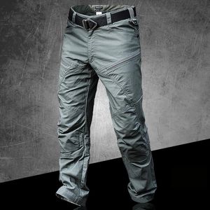 Herrbyxor Taktiska byxor Black Mens Cargo Pants Trekking Male Jogger Casual Trousers Man Handing Military Sweatpants Streetwear 230327