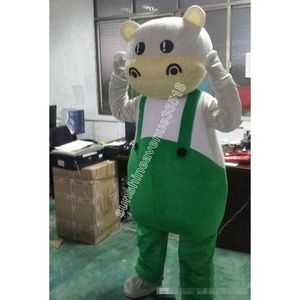 Hot Sales Milk Cow Mascot Costume de desenho animado de anime Personagem Carnaval Unissex Tamanho Tamanho da festa de aniversário de Natal Festa de roupa ao ar livre