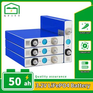 50AH LIFEPO4 Pil 3.2V Şarj Edilebilir Lityum Demir Fosfat DIY Hücre 12V 24V 48V RV Vans Kampçıları EV Tekneleri Yat Golf Sepeti