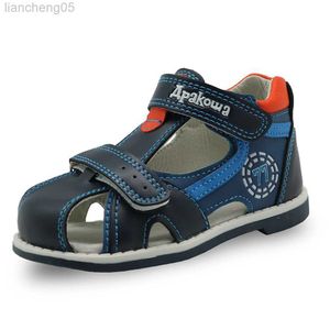 Sandals Apakowa 2019 Summer Kids Shoes Brand закрытые пальцы для малышей для мальчиков сандалии ортопедический спорт.