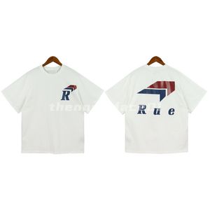 Fashion Mens T Shirt Sunset Sea Sail Letter Print Short Sleeve Summer Breathable T-shirt Casual Couple Top White